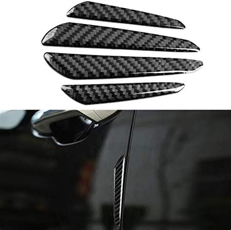 Amazon Car Door Guards Acouto Car Door Guards Carbon Fiber 4Pcs