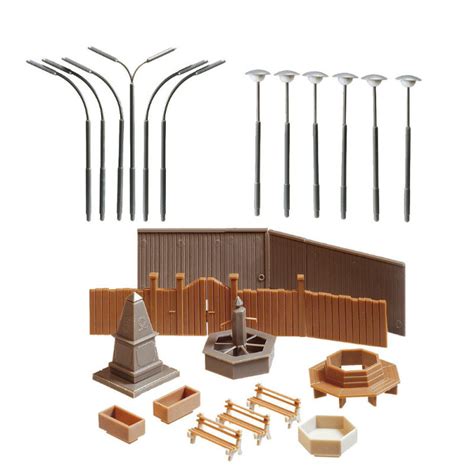 Model railway Town accessories Z Gauge