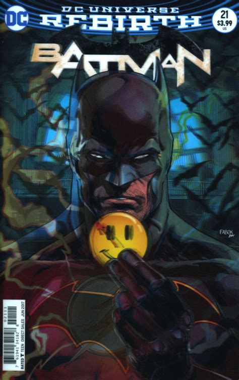 Batman Vol 3 21 Cover A Regular Jason Fabok Lenticular Cover The