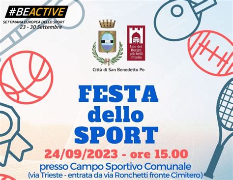 Il 26 Settembre A San Benedetto Torna L Appuntamento Con La Festa Dello