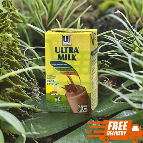 Jual Ultra Milk 125ml Coklat Chocolate Susu Uht Fresh Milk Karton 1 Dus