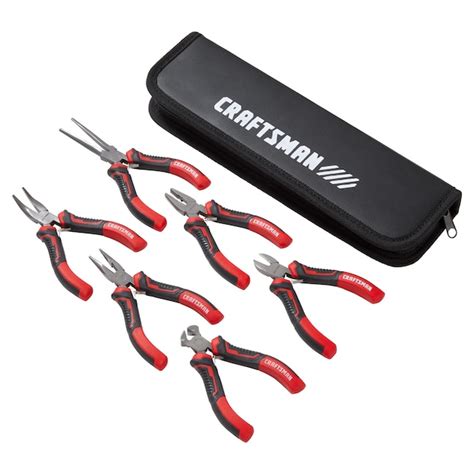 Craftsman 6 Pack Assorted Plier Set In The Plier Sets Department At