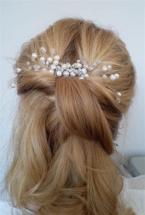 Bridal Hair Comb Wedding Hair Comb Bridal Headpiece Natural