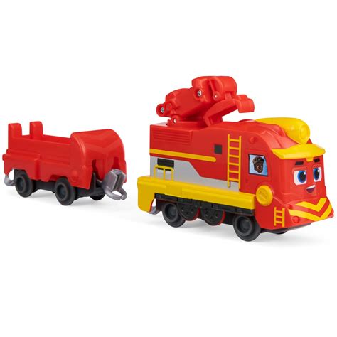 Mighty Express Freight Nate Push And Go Toy Train With Cargo Car