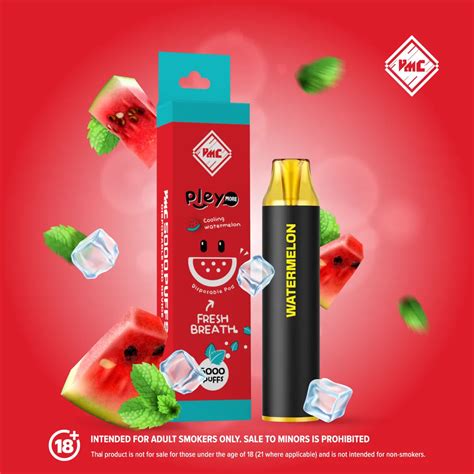 VMC 5000 Puffs Watermelon VMC 5000 Puffs กลนแตงโม Kardinal Stick Pod