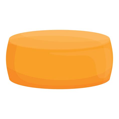 Dairy round cheese icon, cartoon style 14384508 Vector Art at Vecteezy