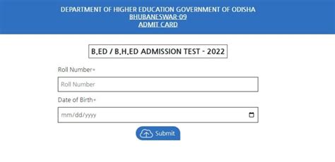 Odisha B Ed Application Form Link Active Apply Online Exam Date