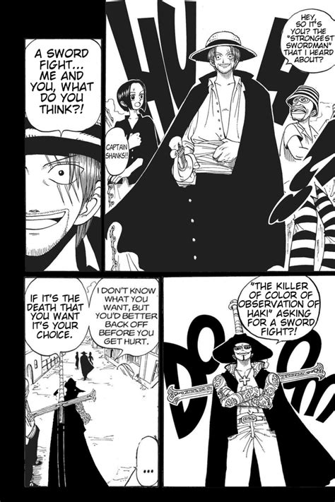 Mihawk vs Shanks : r/Piratefolk