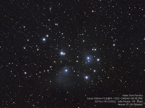 Messier 45 The Pleiades Data 20102022 E 19122022 H Flickr