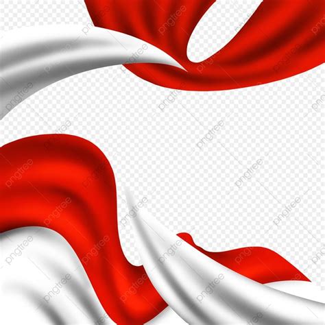 Indonesia Flag Clipart Transparent PNG Hd, Red White Indonesia Textured Flag Abstract Border ...