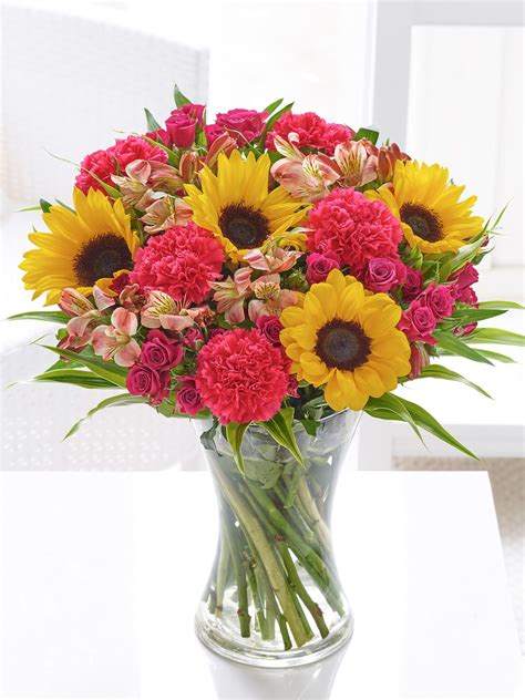 Fairtrade Sunshine Burst Hand Tied Interflora Flower Delivery