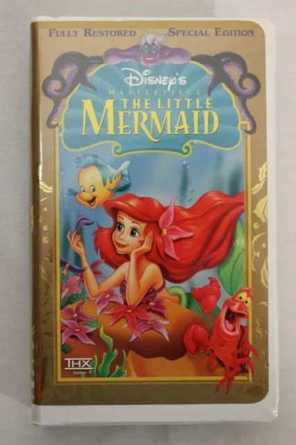 DISNEY S THX THE Little Mermaid édition spéciale VHS Clamshell 1998 EUR