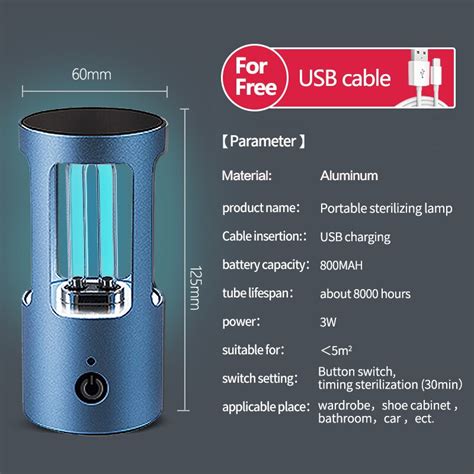 Xiaomi Uvc Sterilisator Ozon Uv Lamp Ultraviolet K Grandado