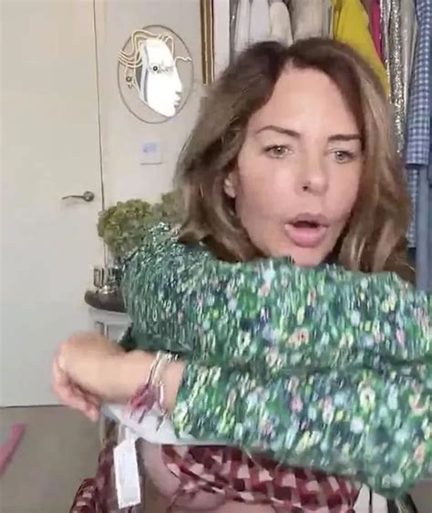 This Morning Star Trinny Woodall 57 Accidentally Flashes Boobs In