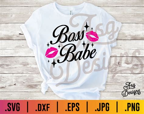 Boss Babe SVG Boss Lady Design Etsy
