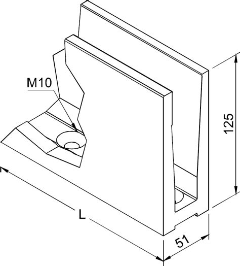 Floor Mount ‘u’ Profile For Glass 3kn Logic Balustrade