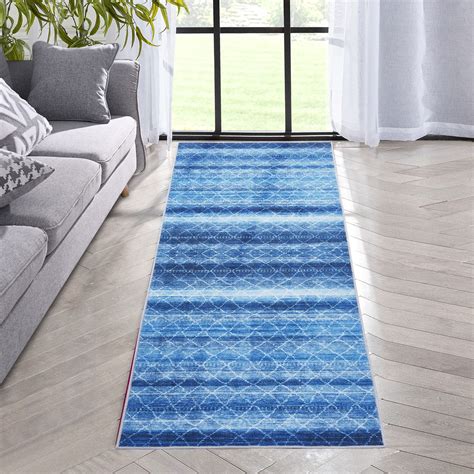 HOMERRY Runner Rug 2x6 Modern Distressed Printing Runners Geometric ...