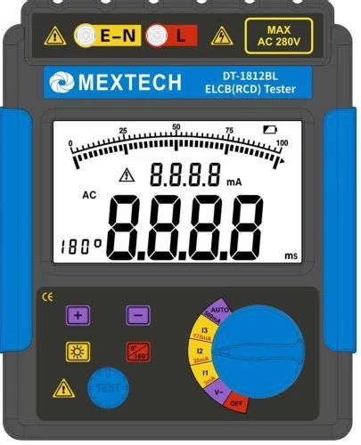 ELCB Tester MEXTECH ELCB TESTER DT 1812 BL Wholesale Trader From Mumbai