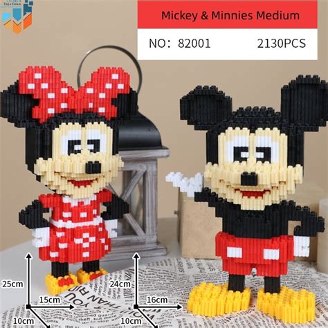 Jual Be Smy Nano Block Mickey Minnies Medium Bricks Education Nano