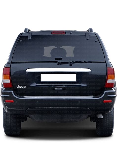 Dimensions Jeep Grand Cherokee 1998 2005 Vs Kia EV3 2024 Present