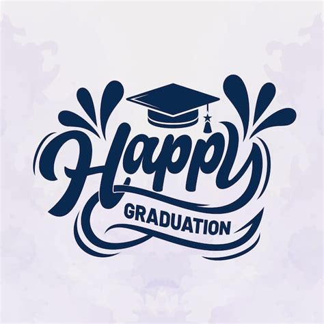 Premium Vector Lettering Text Of Happy Graduation