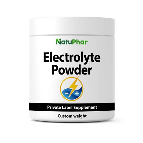 Electrolyte Powder – Natuphar – Private label supplement service