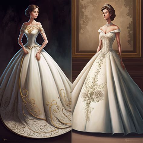 Wedding Dresses Designed By AI Digital And AI Art