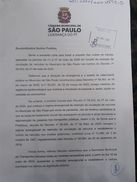 Carta Para Prefeito