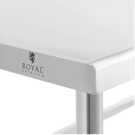 Mesa De Acero Inoxidable Eco X Cm Kg Antisalpique Royal