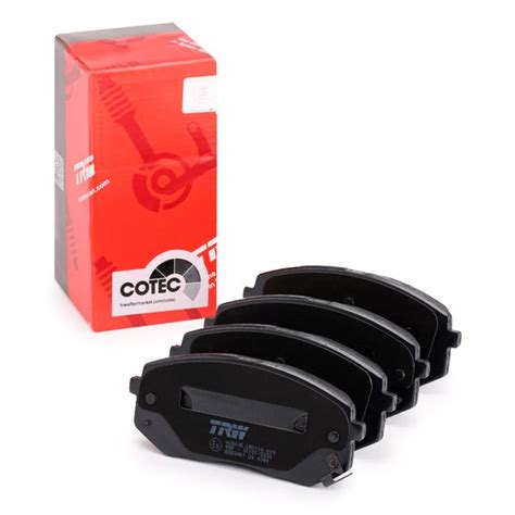 Brake pad set TRW COTEC with acoustic wear warning GDB3461 AUTODOC