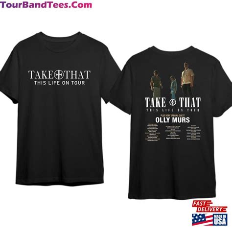 Take That This Life On Tour 2024 Graphic Double Part Shirt Band Fan