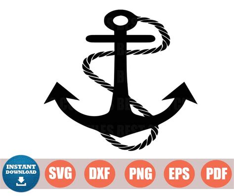 Anchor Svg Nautical Svg Sailing Svg Boar Anchor Svg Sea Etsy