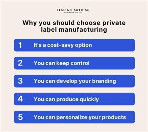 Ultimate Guide To Private Label Manufacturers Italian Artisan