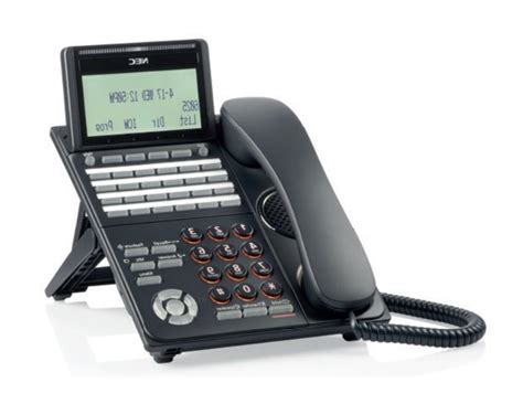 Nec Dt530 24 Key Telephone Black Color Digital Telephone For