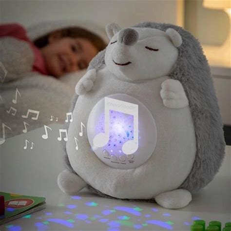 Veilleuse peluche hérisson avec musique et de lumière de projection