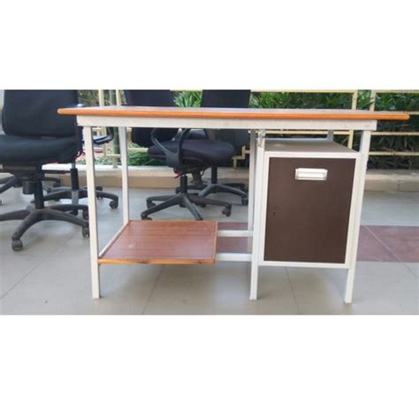 Teak Wood Rectangular Wooden Office Tables With Storage At Rs In