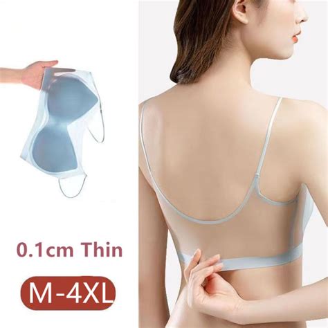 STAR Cm Thin Summer Ice Silk Bra Women Comfort Seamless Bra Beauty Back Push Up Bra Lingerie