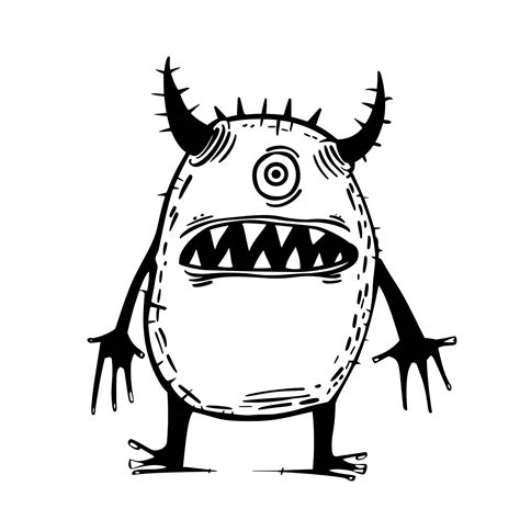 44 Best Easy Monster Drawing Ideas Drawing Ideas (Free Printable PDFs)