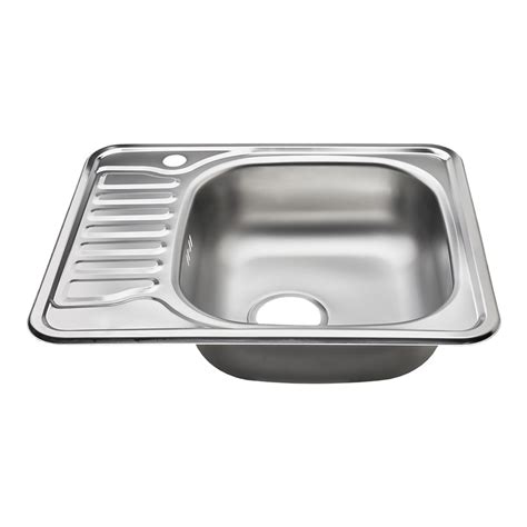 Мойка для кухни Ukinox Nord 580х480х160 мм врезная прямоугольная правая ...