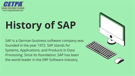 Ppt Introduction To Sap Histroy And Evolution Of Sap Powerpoint