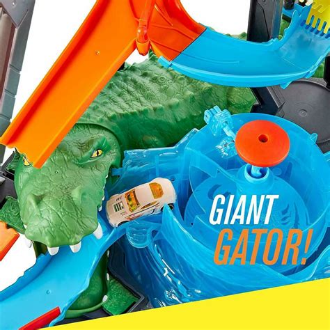Hot Wheels City Ultimate Gator Car Wash KitKid S Connectable Toy Play Set Y EBay