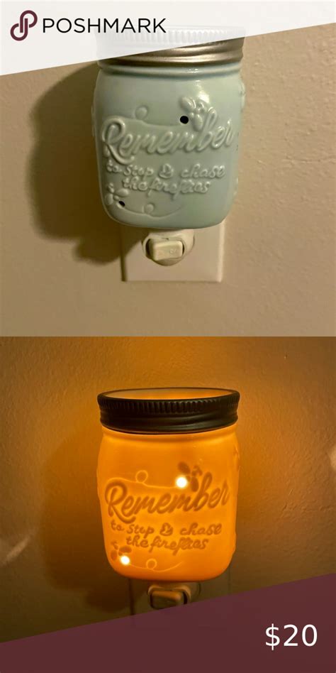 Mini Scentsy Warmer Chasing Fireflies Scentsy Scentsy Warmer Mason