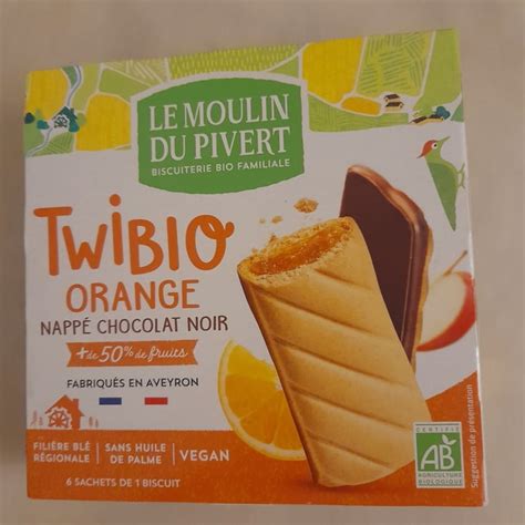 Le Moulin Du Pivert Twibio Orange nappé chocolat noir Review abillion