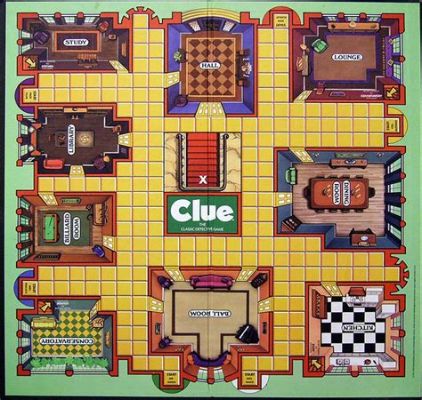 Clue Game Board Printable Google Search Clue Board Game Clue Games