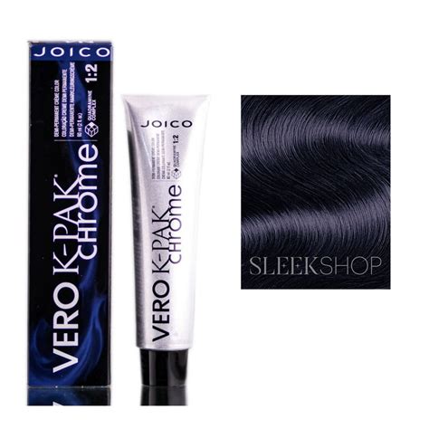 Joico Joico Hair Color Vero K Pak Chrome Demi Permanent Creme Color N1 Black Amethyst