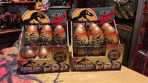 Jurassic Park 30th Anniversary Captivz Eggs Full Case Unboxing Whole Wave Revealed Youtube