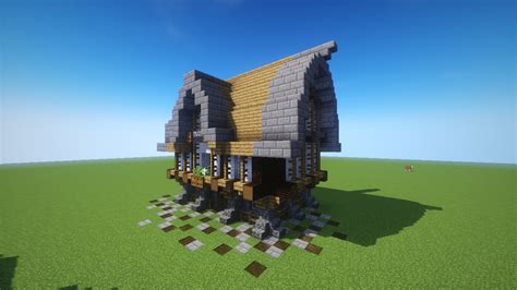 Minecraft Gro Es Mittelalter Haus Bauen Tutorial German Youtube