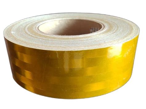 Acrylic Yellow Retro Reflective Tape 20 M 2 Mm At Rs 3500 Roll In