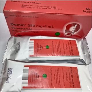 Jual Dumin Rectal Tube 250mg 4ml Shopee Indonesia