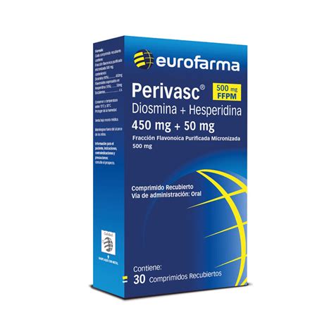 Para Que Serve O Remédio Perivasc - Perivasc 450 mg + 50 mg Comprimidos Recubiertos 30 und